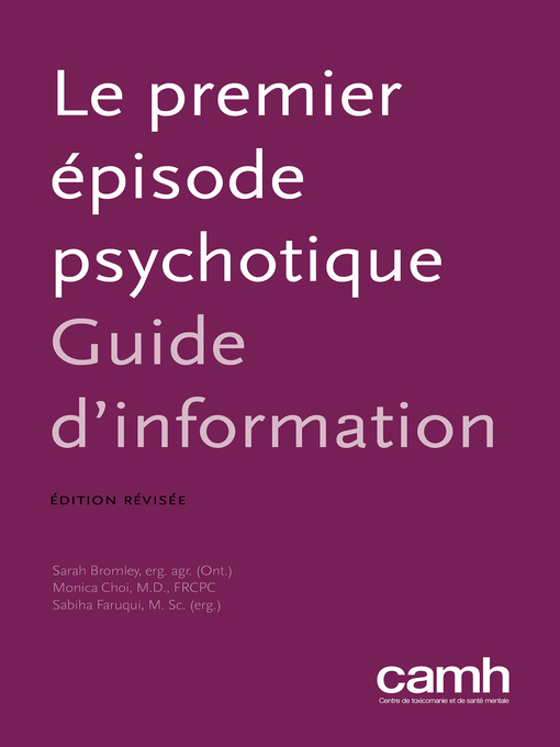 Title details for Le premier épisode psychotique by Donna Czuchta - Available